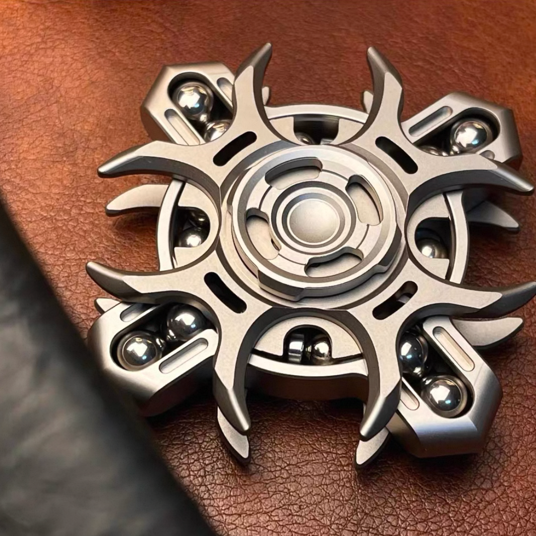 Oracle-themed fidget spinner