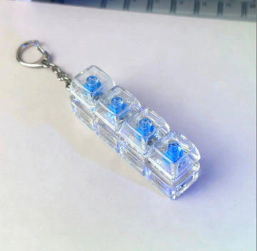 transparent keyboard with light